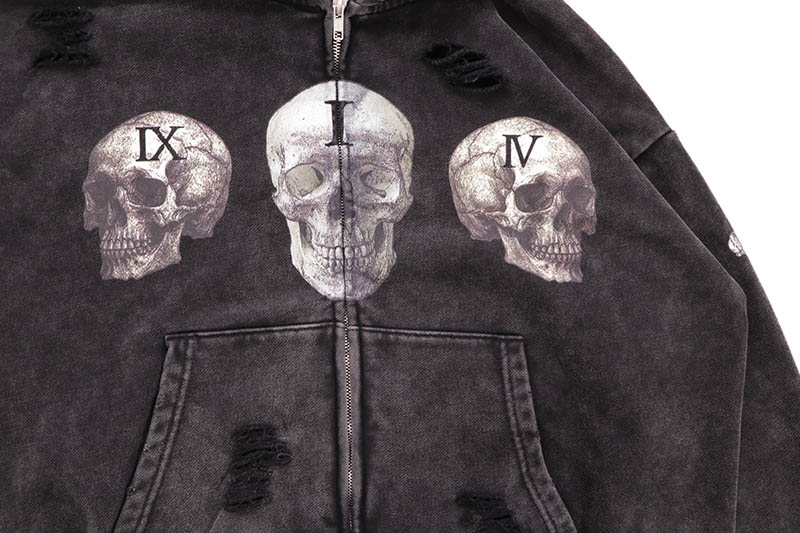 FLOOR 914 SKULL SET (BLACK WASH)