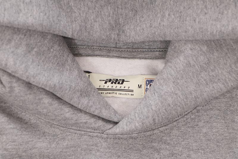 PRO STANDARD NEW YORK YANKEES BEST OF DROP SHOULDER PO HOODIE (LNY5315280-DHG:DARK HEATHER GRAY)