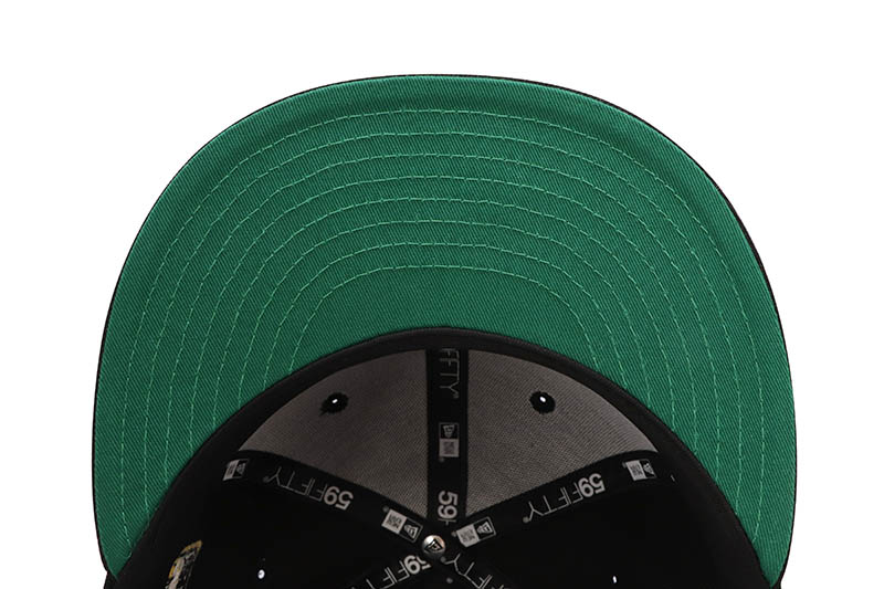 NEW ERA SEATTLE MARINERS 59FIFTY FITTED CAP (40TH ANNIVERSARY CUSTOM SIDE PATCH/GREEN UNDER VISOR/BLACK) 70791921