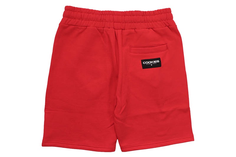 COOKIES INTERMURAL FLEECE SHORTS (RED) CM262BKS02