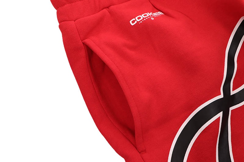 COOKIES INTERMURAL FLEECE SHORTS (RED) CM262BKS02