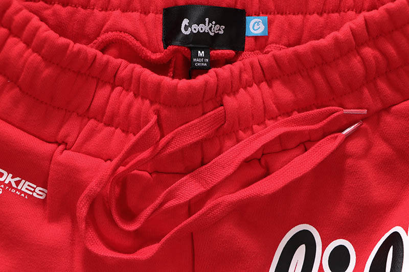 COOKIES INTERMURAL FLEECE SHORTS (RED) CM262BKS02