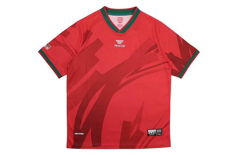 PRO CLUB DRYPRO V-NECK SOCCER JERSEY (RED) 63PC0201