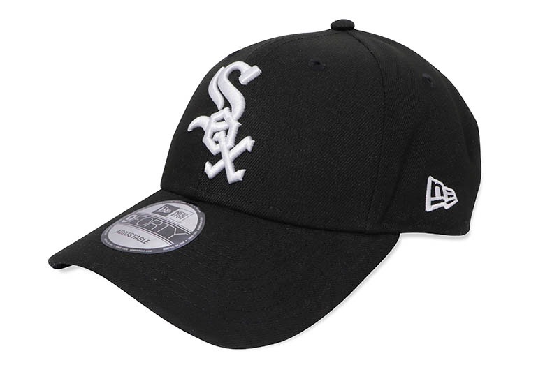NEW ERA CHICAGO WHITE SOX 9FORTY ADJUSTABLE CAP (BLACK) 13562135 14525043