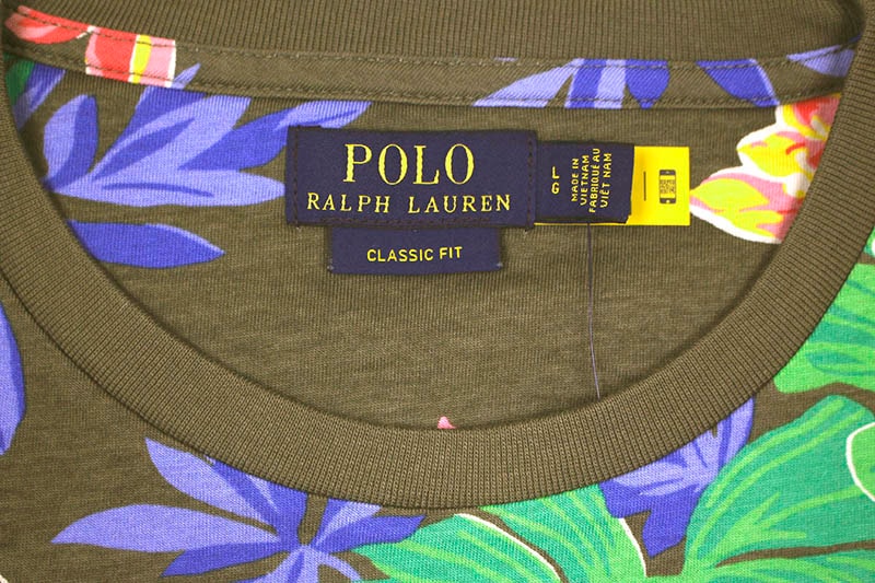 POLO RALPH LAUREN CLASSIC FIT FLORAL T-SHIRT (710795248001:SURPLUS TROPICAL)