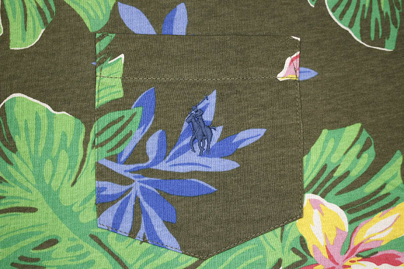 POLO RALPH LAUREN CLASSIC FIT FLORAL T-SHIRT (710795248001:SURPLUS TROPICAL)
