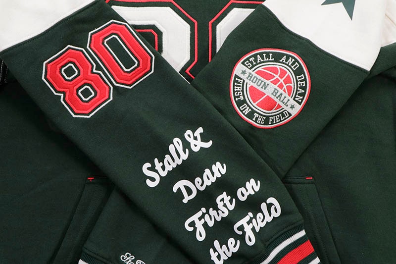 STALL AND DEAN FAST AS A SHARK HOODIE (SND1325:DARK GREEN)