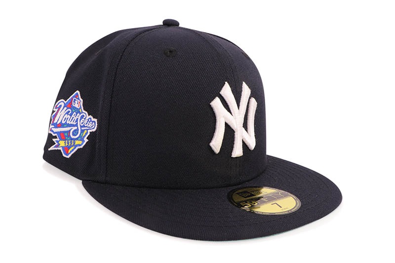 NEW ERA NEW YORK YANKEES 59FIFTY FITTED CAP (1999 WORLD SERIES SIDE PATCH/MINT UNDER VISOR/NAVY) 70874678