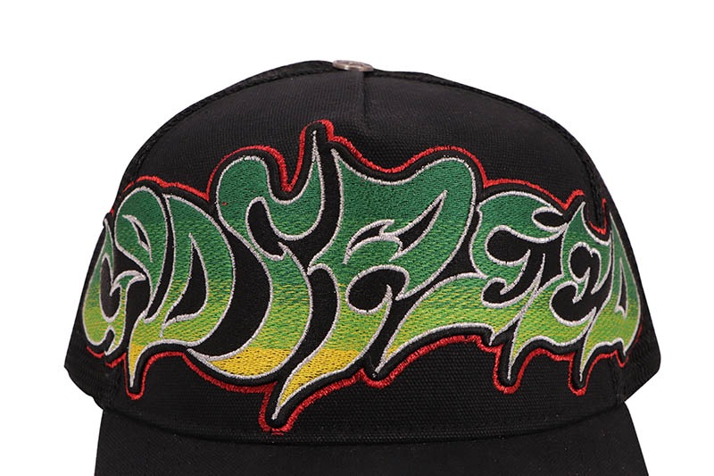 Godspeed トラッカーハット ブラック Godspeed トラッカーハット ブラック GODSPEED GS LOGO TRUCKER