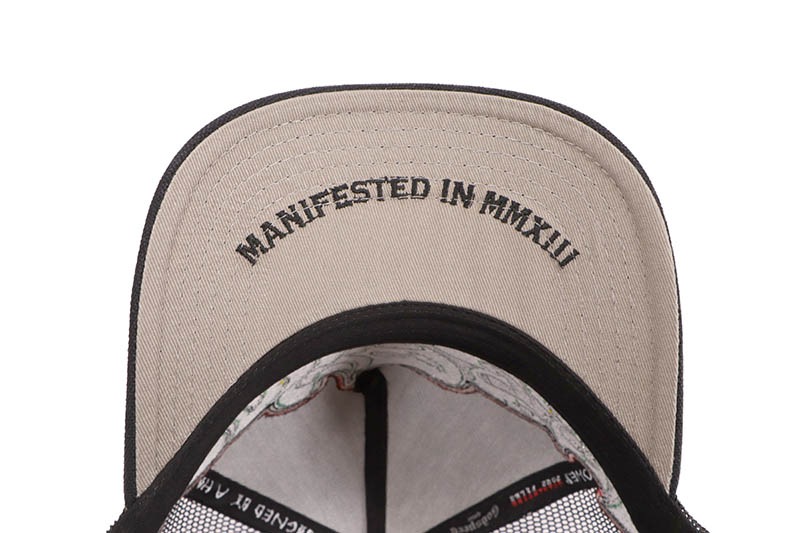 GODSPEED GS NEO TRUCKER HAT (BLACK/YELLOW/RED)