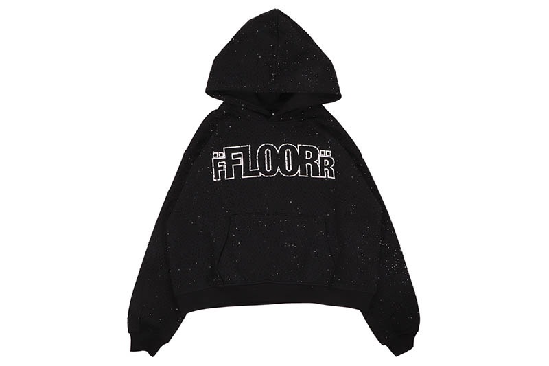 FLOOR 914 VVS SET (BLACK RHINESTONE)