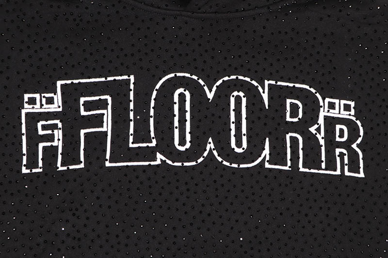 FLOOR 914 VVS SET (BLACK RHINESTONE)