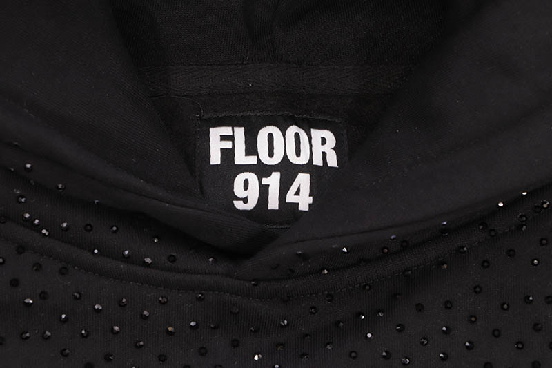 FLOOR 914 VVS SET (BLACK RHINESTONE)