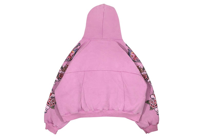 RIGHTEOUS RISEN KING CROPPED ZIP-UP HOODIE (PURPLE) | Brand,S-Z,WE