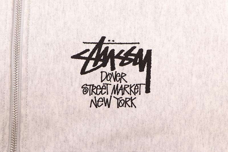 STUSSY STOCK DSM NEW YORK ZIP HOOD (ASH HEATHER) | Brand,S-Z