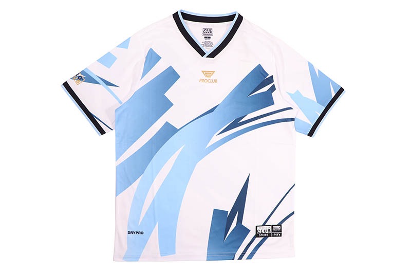 PRO CLUB DRYPRO V-NECK SOCCER JERSEY (BLUE) 63PC0201