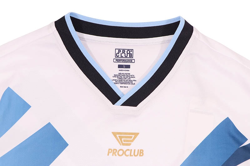 PRO CLUB DRYPRO V-NECK SOCCER JERSEY (BLUE) 63PC0201
