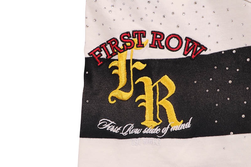 FIRST ROW CLASSIC MONO CLUB POLO SHIRT (FRO1001:BLACK)