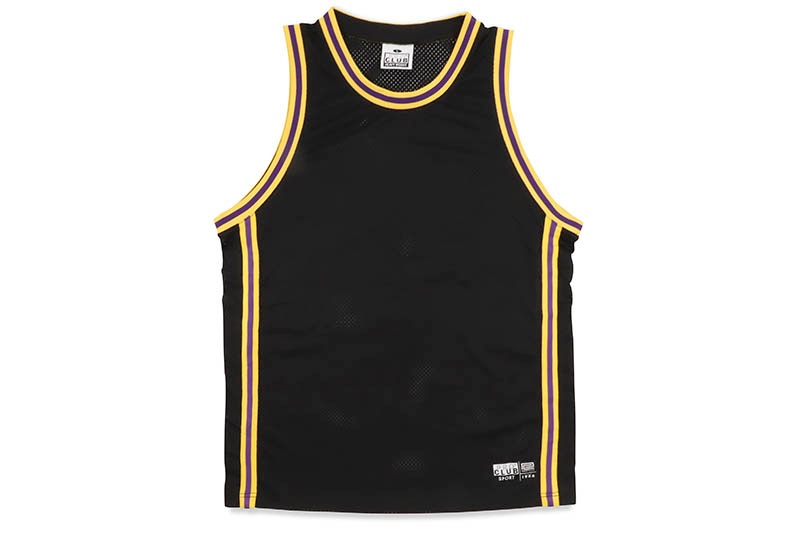 PRO CLUB RETRO BASKETBALL JERSEY (BLACK/GOLD) 03PC0201