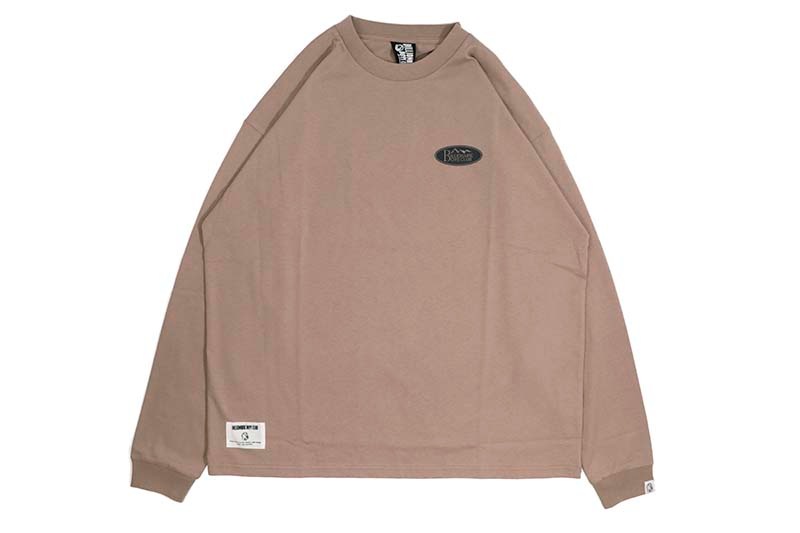 MANASTASH X BBC ARCH LOGO L/S TEE (792-4230023-050:RED BEANS) BBCJP245T002