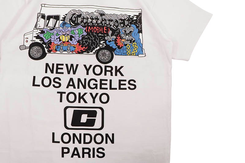 CUTTHROAT WORLDWIDE TEE (WHITE)