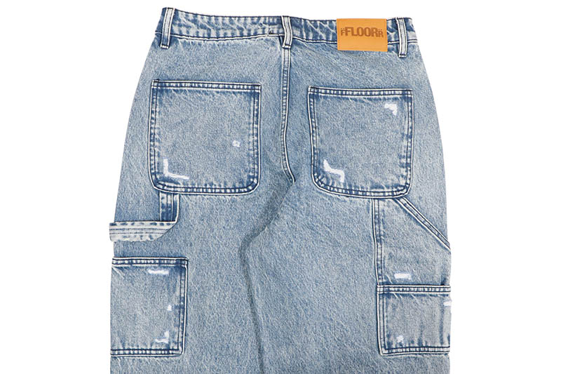 FLOOR 914 TRIPLE KNEE DENIM (BLUE WASH)