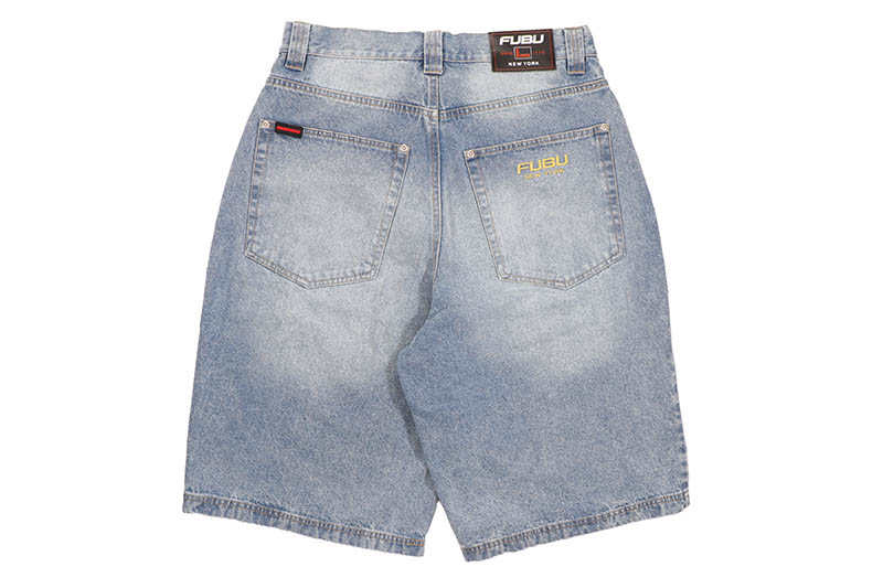 FUBU DENIM BAGGY SHORTS (FAM-61507:LIGHT BLUE) | Brand,A-F,FUBU