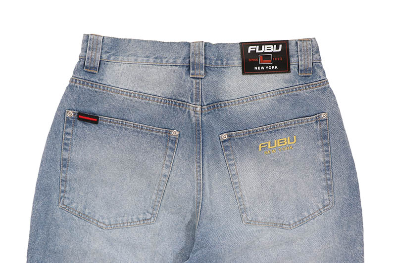 FUBU DENIM BAGGY SHORTS (FAM-61507:LIGHT BLUE) | Brand,A-F,FUBU