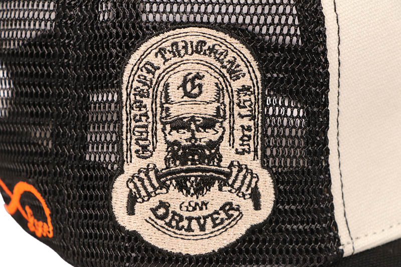 GODSPEED MOOD TRUCKER HAT II (WHITE/BLACK INTERCHANGEABLE PATCHES)