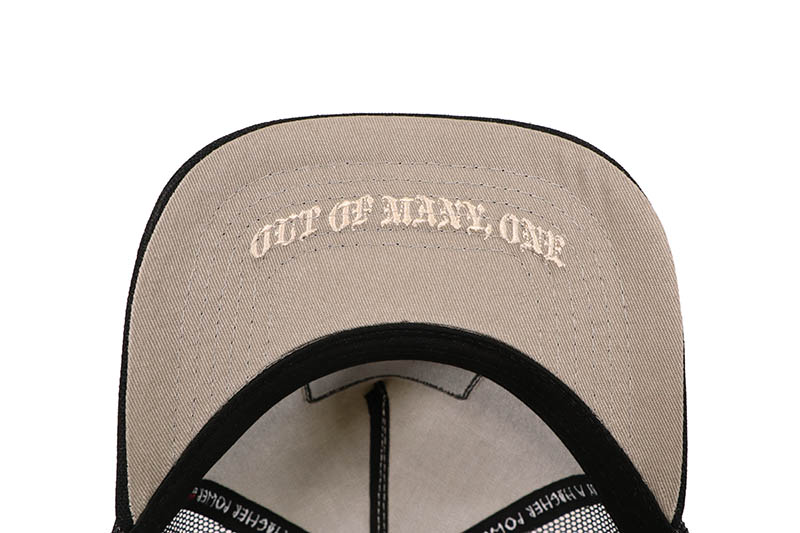GODSPEED MOOD TRUCKER HAT II (WHITE/BLACK INTERCHANGEABLE PATCHES)