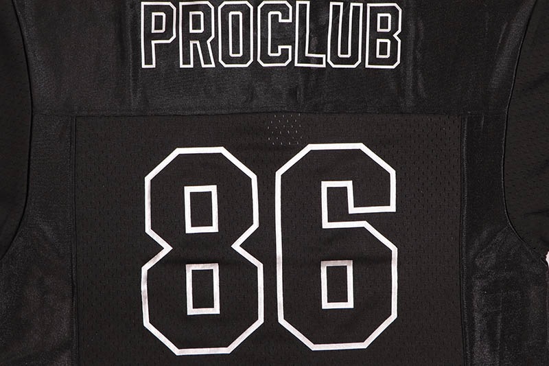 PRO CLUB HEAVYWEIGHT FOOTBALL JERSEY (BLACK) 51PC0201