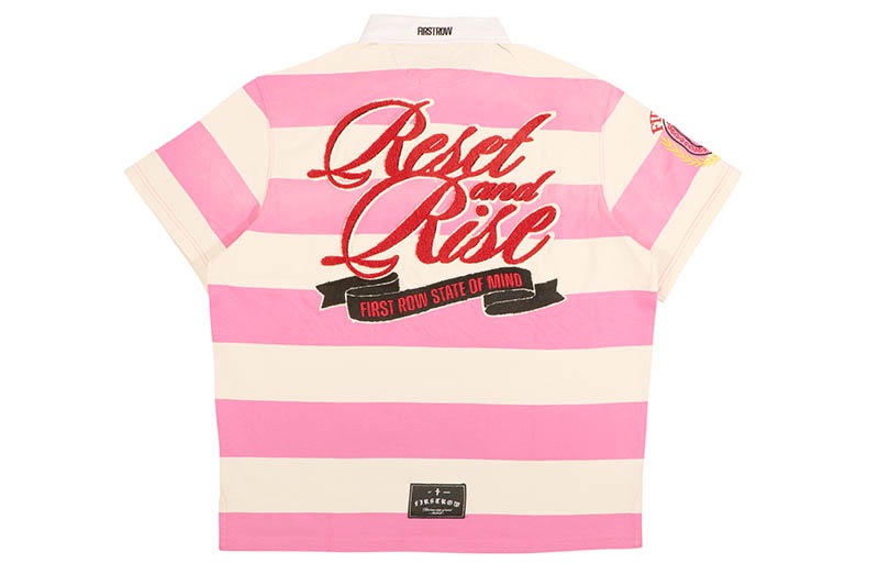 FIRST ROW SOFT BLOOM CLUB POLO SHIRT (FRO1004:PINK)