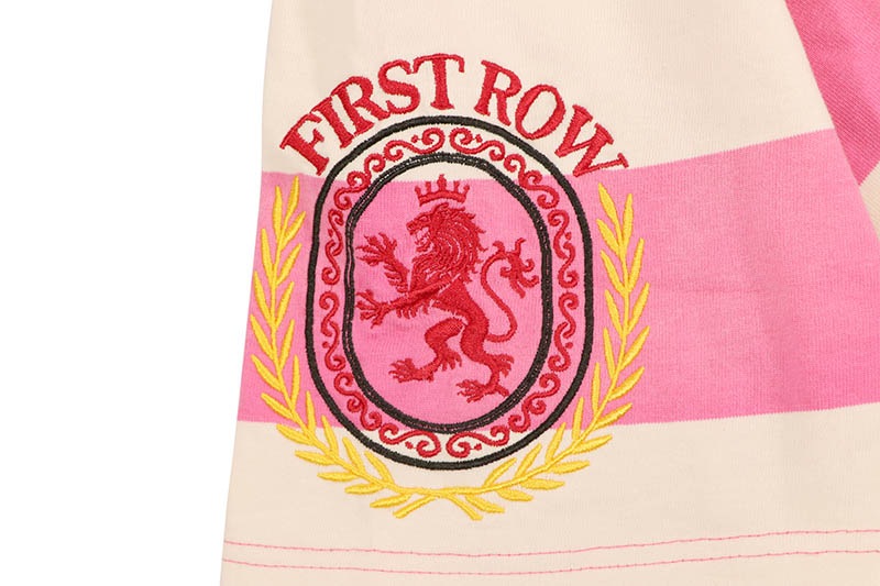 FIRST ROW SOFT BLOOM CLUB POLO SHIRT (FRO1004:PINK)