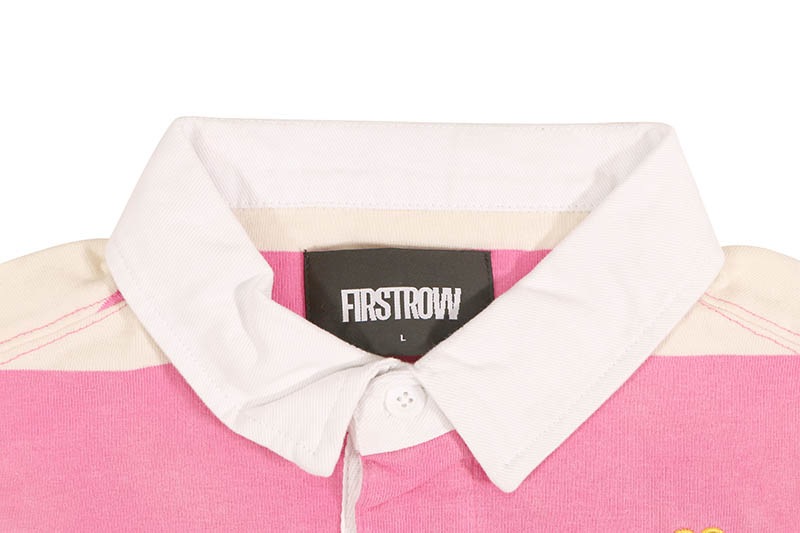 FIRST ROW SOFT BLOOM CLUB POLO SHIRT (FRO1004:PINK)