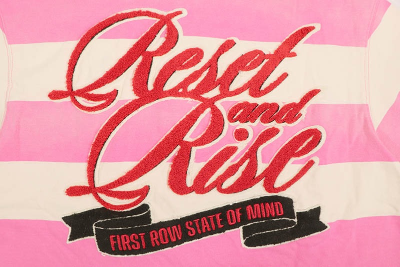 FIRST ROW SOFT BLOOM CLUB POLO SHIRT (FRO1004:PINK)