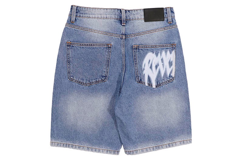 REVENGE THORN DENIM SHORTS (INDIGO) | Brand,M-R,REVENGE