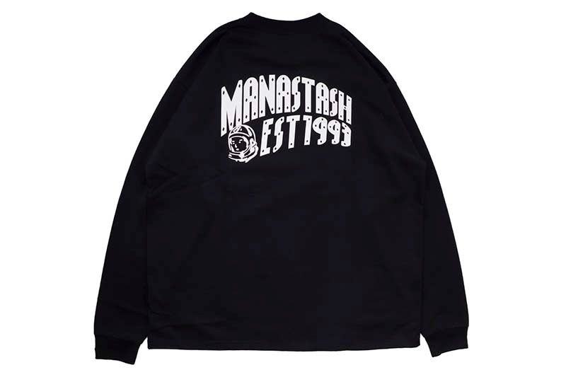 MANASTASH X BBC ARCH LOGO L/S TEE (792-4230023-010:BLACK) BBCJP245T002
