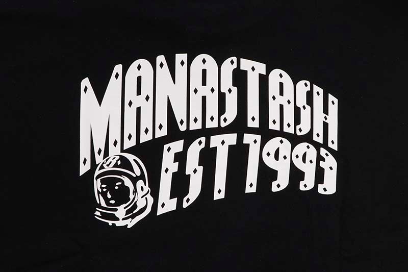MANASTASH X BBC ARCH LOGO L/S TEE (792-4230023-010:BLACK) BBCJP245T002