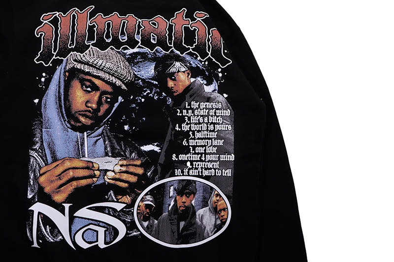 JEFFERSONS ILLMATIC HEAVYWEIGHT CREWNECK SWEATSHIRT (BLACK)