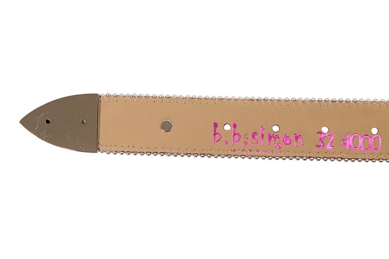 B.B. SIMON x THE DIPLOMATS CRYSTAL BELT (4000:RED) | Brand,A-F