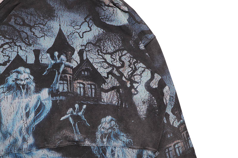 VALE CASPER ZIP UP HOODIE (BLACK)