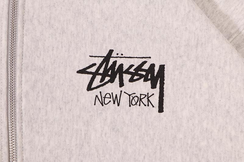STUSSY STOCK NEW YORK ZIP HOOD (3923976:ASH HEATHER) | Brand,S-Z