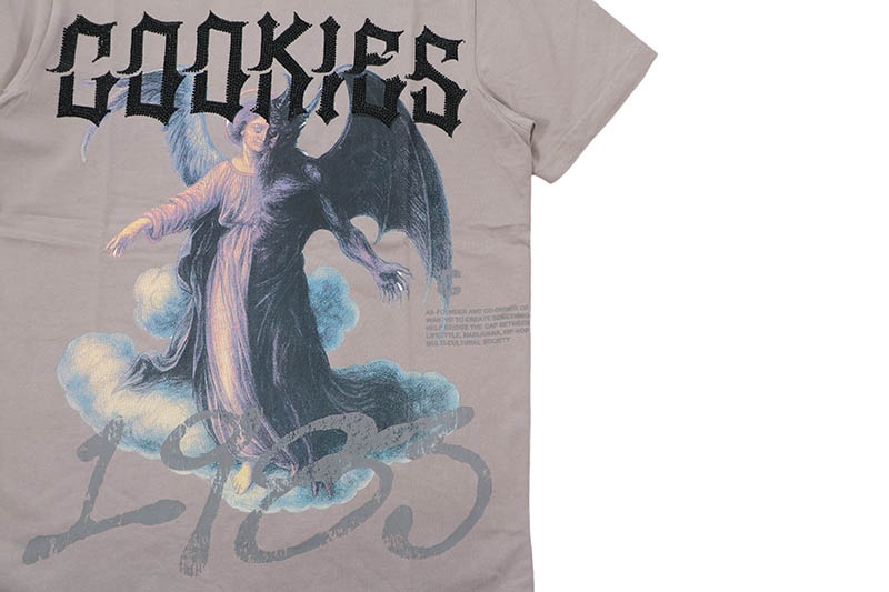 COOKIES HEAVEN OR HELL FALLEN ANGEL KNIT V2 (GREY) CM262KST02