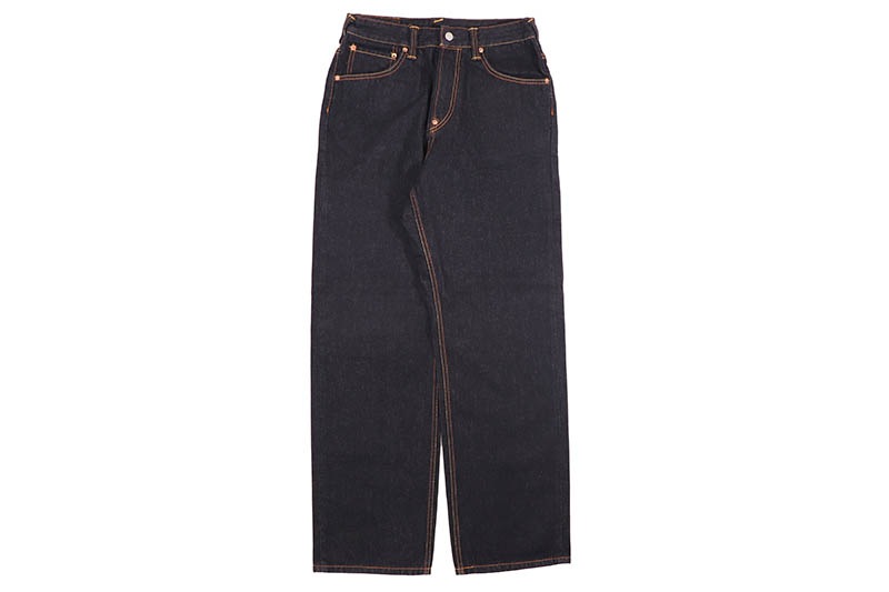 EVISU WHITE DAICOCK PRINT RELAX FIT JEANS #2030 (DK6S-JP102:WHITE)
