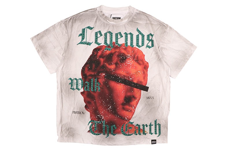 FIRST ROW GODS AND MORTALS BORN LEGENDARY TEE (FRT2296:WHITE)