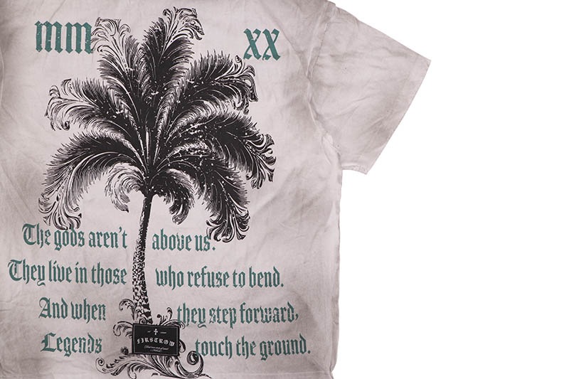 FIRST ROW GODS AND MORTALS BORN LEGENDARY TEE (FRT2296:WHITE)
