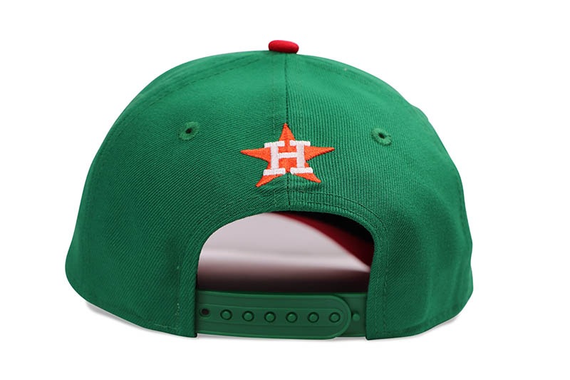 NEW ERA HOUSTON ASTROS 9FORTY AF ADJUSTABLE CAP (ASTRO PARROT LOGO/RED UNDER VISOR/KELLY)