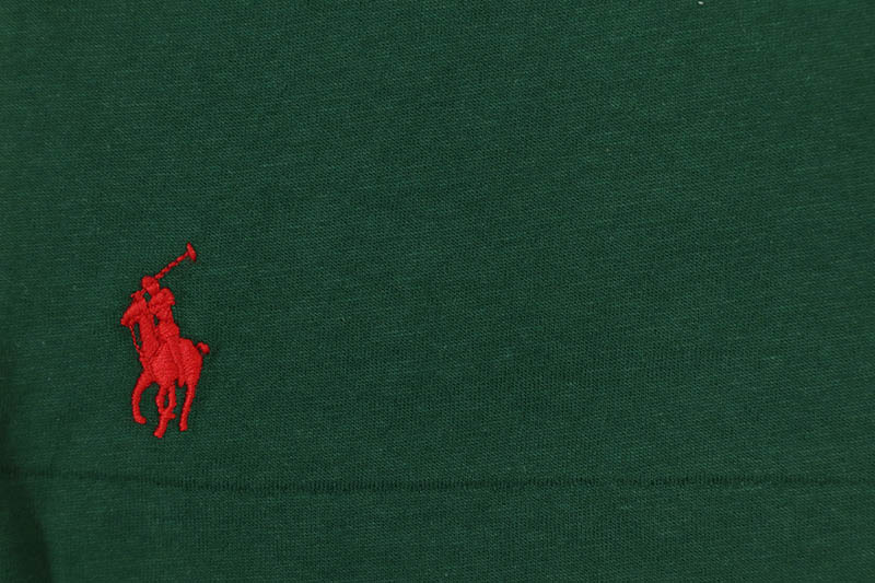 POLO RALPH LAUREN STACKED-LOGO CLASSIC FIT T-SHIRT (710901152006:NEW FOREST)