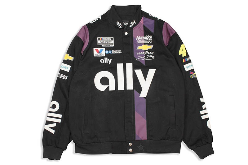 JH Design JIMMIE JOHNSON ALLY 2020 NASCAR TWILL JACKET (JJ0303AY20:BLACK)