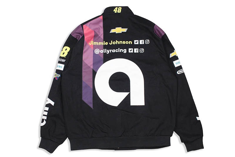 JH Design JIMMIE JOHNSON ALLY 2020 NASCAR TWILL JACKET (JJ0303AY20:BLACK)